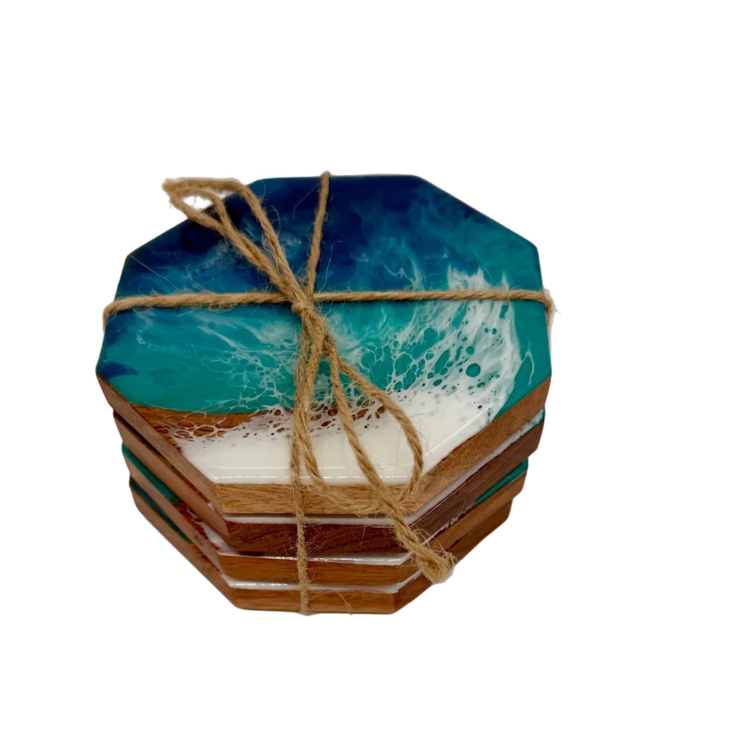Coasters - Ocean Theme - Hexagon