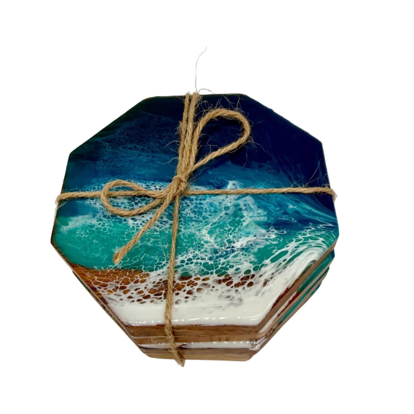 Coasters - Ocean Theme - Hexagon